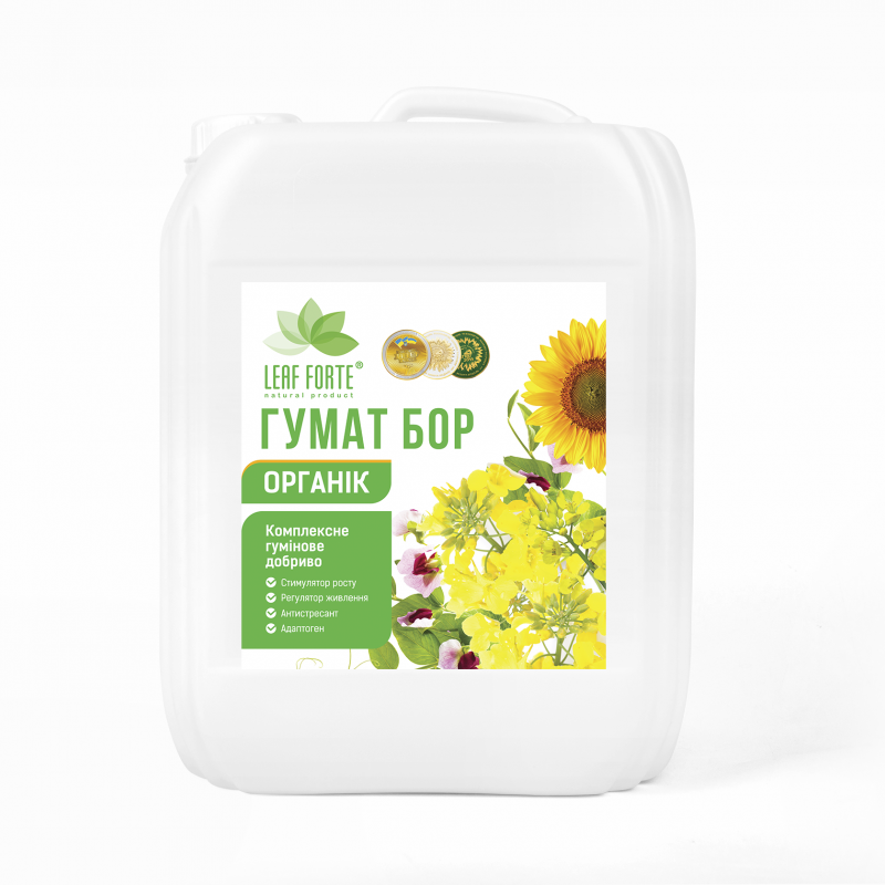 Комплексні гумінові добрива - гумат лист  гумат форте  гумат бор  гумат грунт 